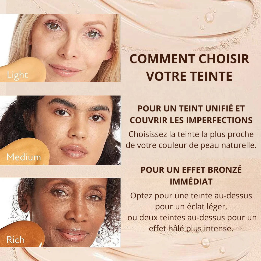 Fond de Teint Crème – Couvrance Totale & Fini Parfait