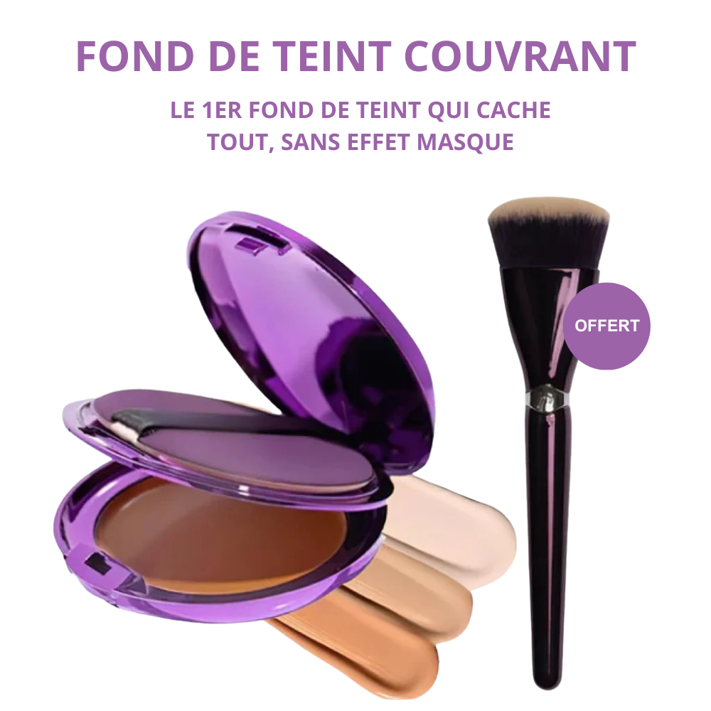 Fond de Teint Crème – Couvrance Totale & Fini Parfait